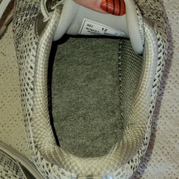 Orthofeet 982 Sandy BioFit Grey Sz. 12W Wide Athletic Walking Shoes - Picture 9 of 9